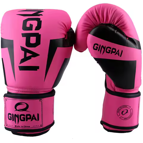 Gants de boxe roses - femmes Muay Thai