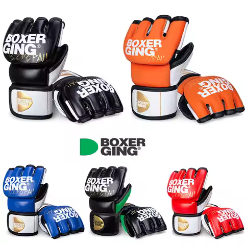 Gants demi-doigt pro adultes - MMA Sanda